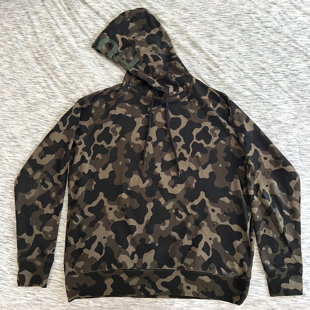 Dayfun Oversized Hooded Sweatshirt - Open Camo